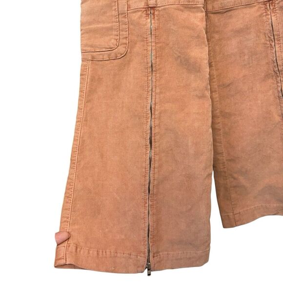 BDG Corduroy Zip Coverall Wide Leg Jumpsuit Size S Pink Utility Cargo 70s Retro - Picture 5 of 14